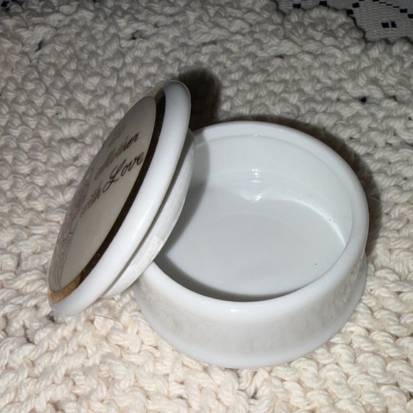 Empress By Haruta Vintage To Mother With Love Trinket Dish With Lid - Picture 4 of 8